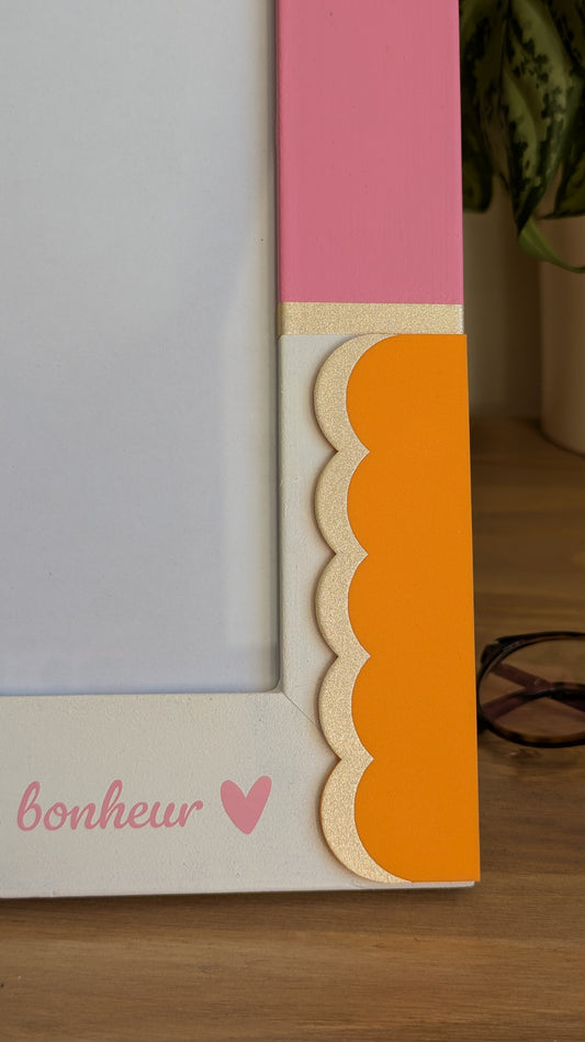 cadre photo recyclé