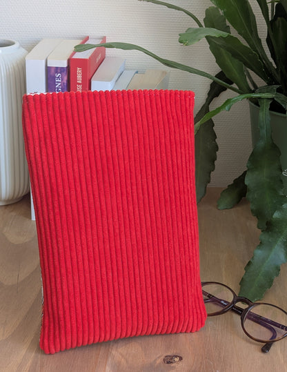 Pochette livre upcyclée