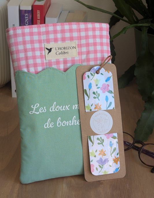 pochette livre upsyclée