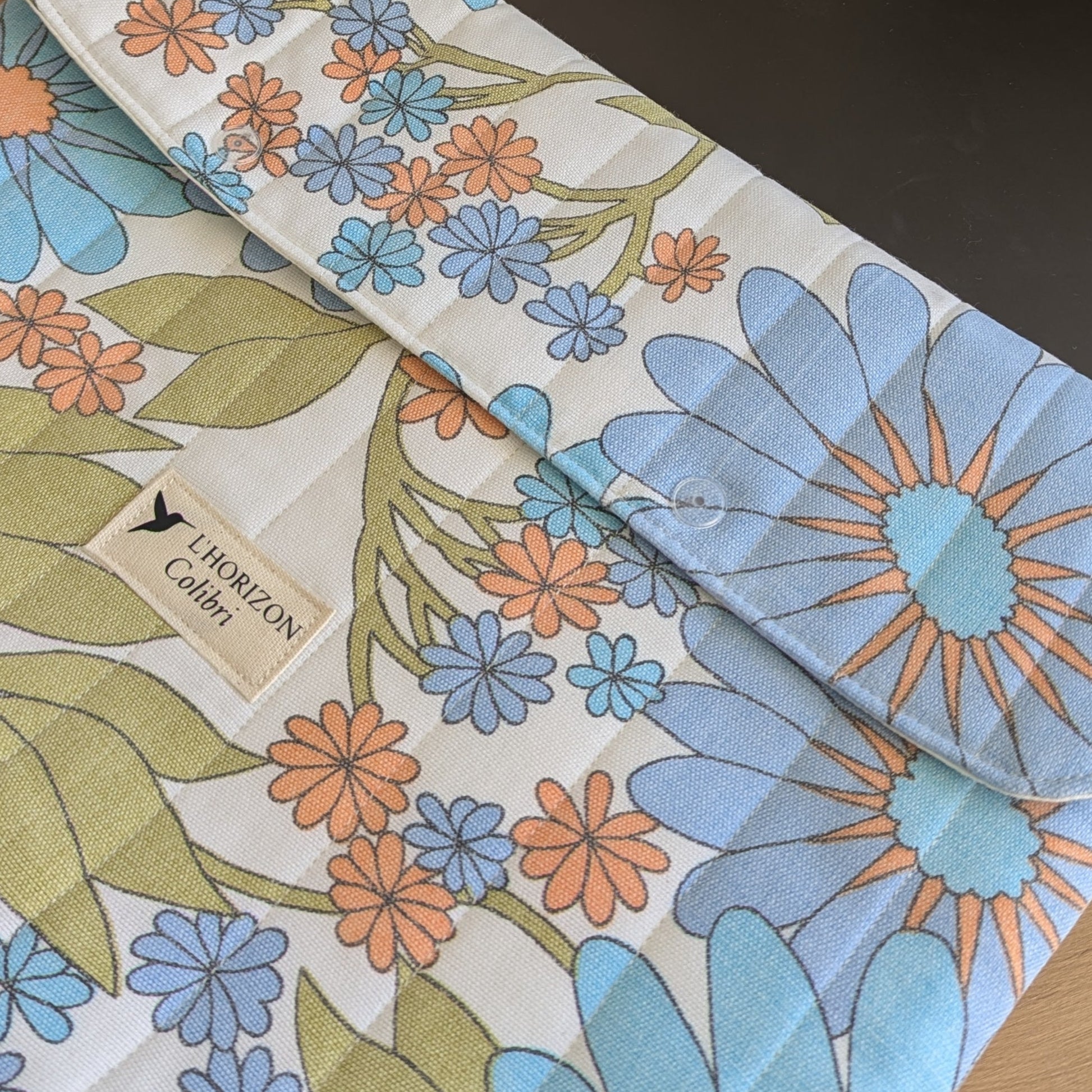 pochette ordinateur upcyclée