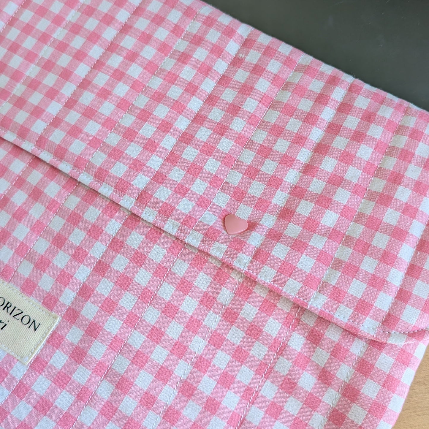 Pochette ordinateur upcyclée
