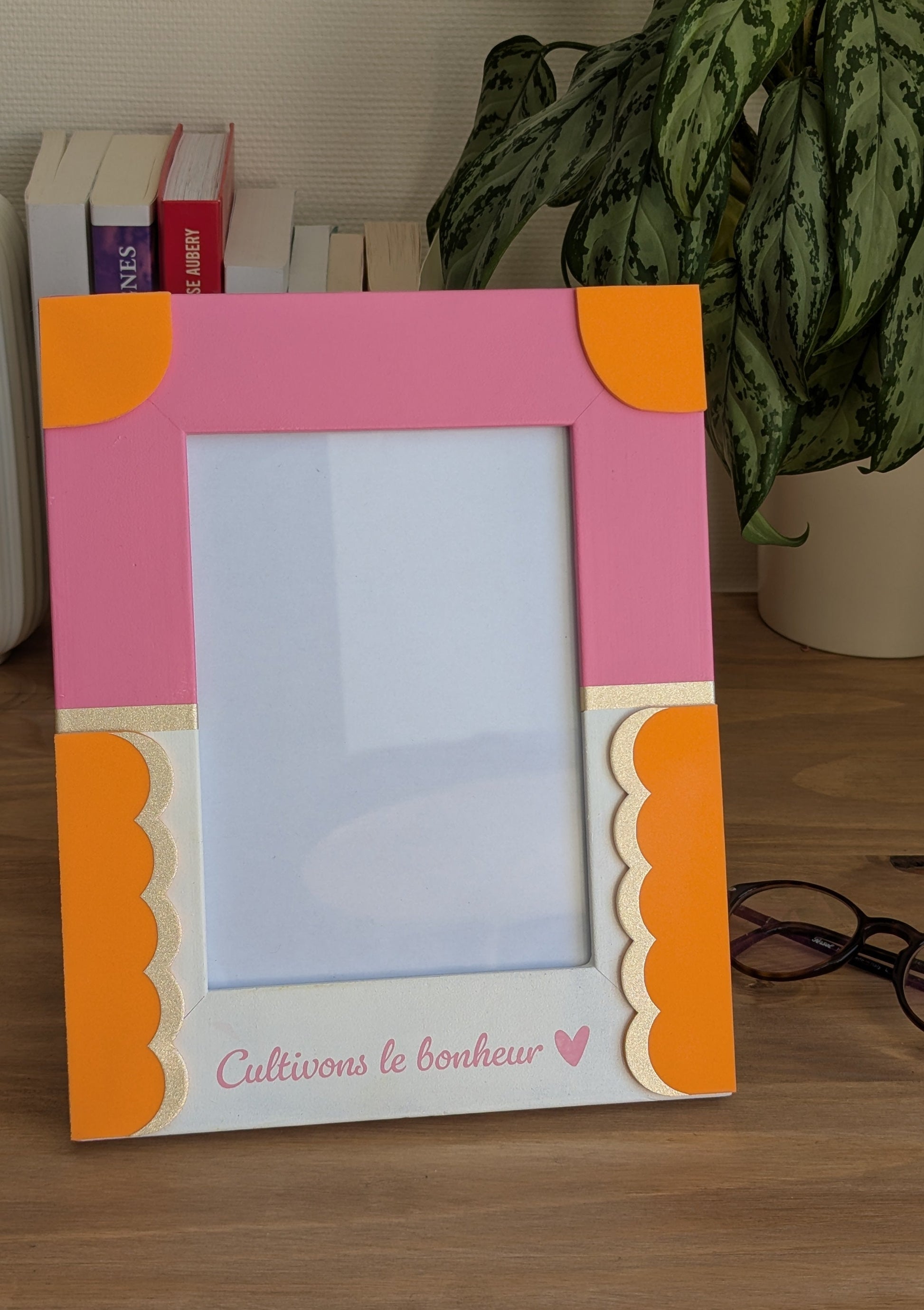 cadre photo recyclé